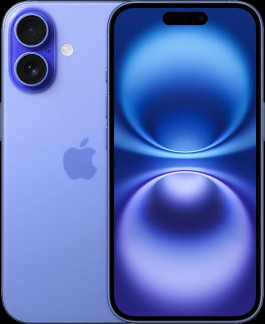 iPhone 16, frente e verso
